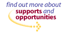 find out more about Supports and Opportunities